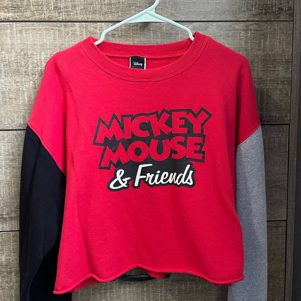 Disney Mickey Mouse & Friends Red Sweatshirt